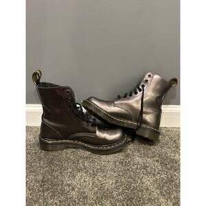 Dr. Martens Metallic Heeled Boots